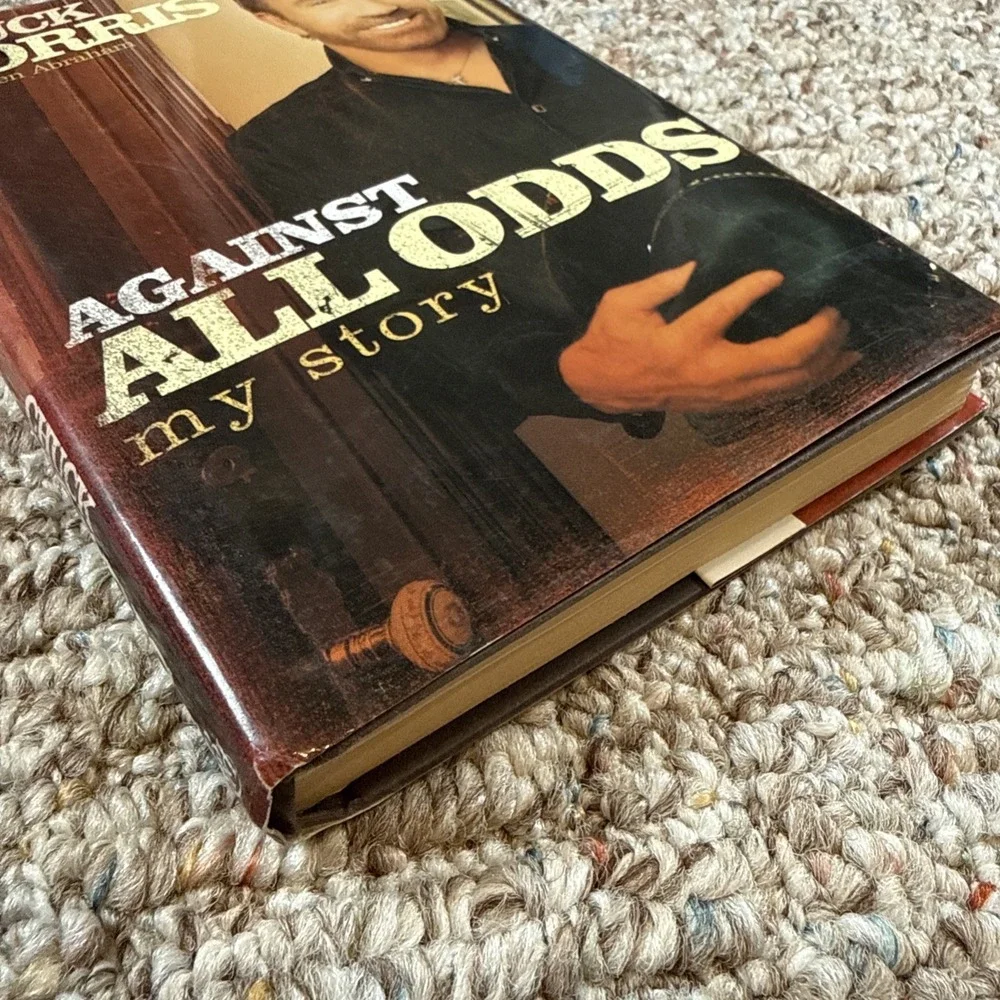 Chuck Norris Against All Odds‎ My Story Hardcover 2004 Autobiography Excellent